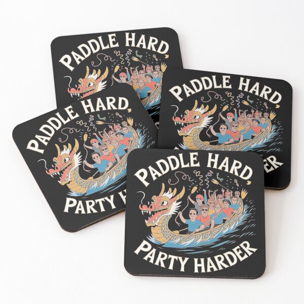 Item preview, Paddle Hard Party Harder: Dragon Boat Team Illustration designed and sold by love3617.