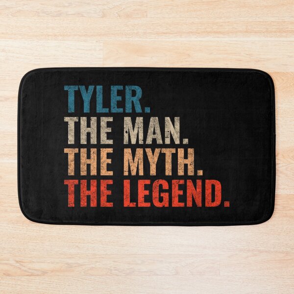 Item preview, Tyler The Man The Myth The Legend Tyler Name Retro 70s distress designed and sold by Teelogic.