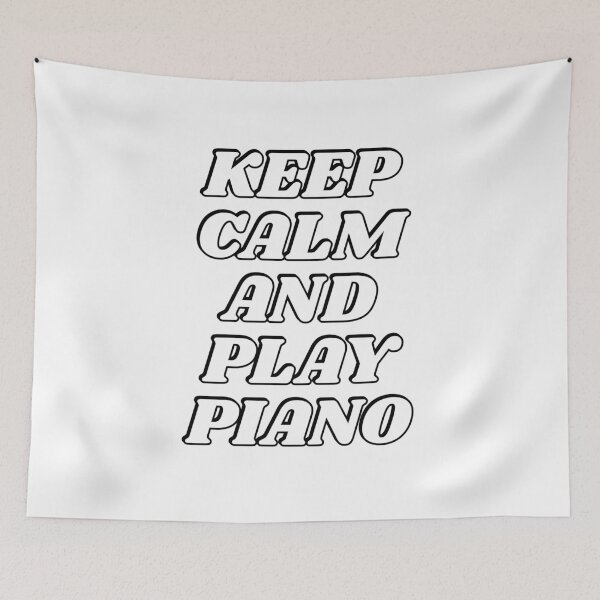 Item preview, Pianist Humor - Keep Calm and Play Piano  designed and sold by Inspirationmotivation.