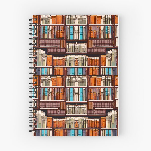Item preview, Seamless Bookshelf Pattern 5 designed and sold by Tom-Johnson.