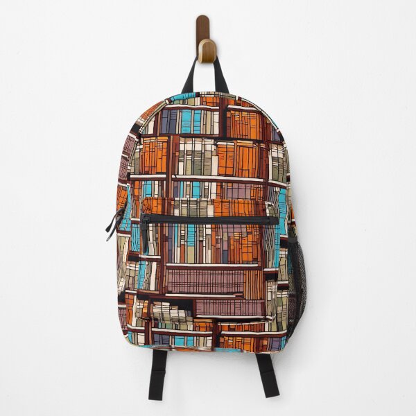 Item preview, Seamless Bookshelf Pattern 5 designed and sold by Tom-Johnson.