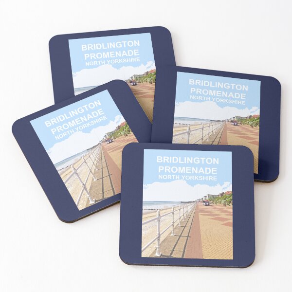 Item preview, Bridlington Promenade Yorkshire Travel location poster designed and sold by BarbaraGlebska.