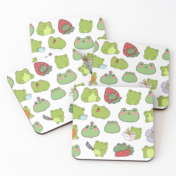 Item preview, chibi frog sticker pack designed and sold by egomsrud.