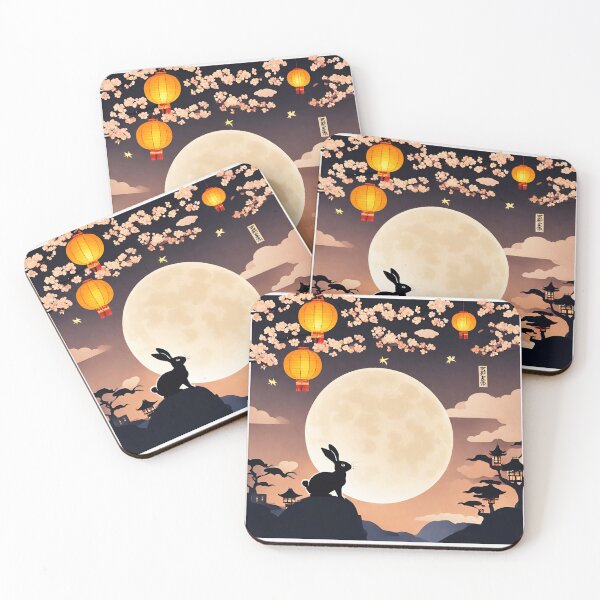 Item preview, Sky Lanterns and Moonlit Rabbit Scene 2 designed and sold by Tom-Johnson.