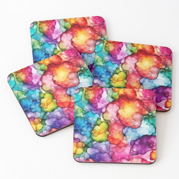 Item preview, Colorful Alcohol Ink Painting Spectrum 3 designed and sold by Tom-Johnson.
