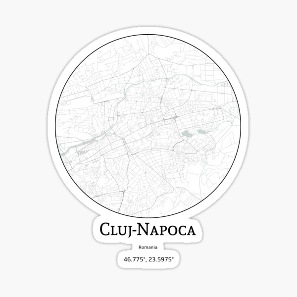 Item preview, Topography of Cluj-Napoca designed and sold by JohnnysHeath.