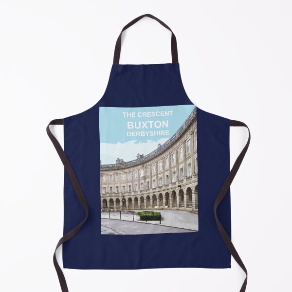 Item preview, Buxton The Crescent Derbyshire Peak District Travel location poster designed and sold by BarbaraGlebska.
