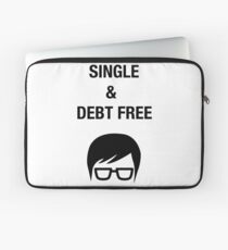 humor clever funny hipster sarcasm shirt Laptop Sleeve