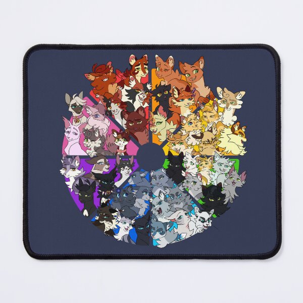 Item preview, Warrior cats color wheel designed and sold by Gekkozilla.