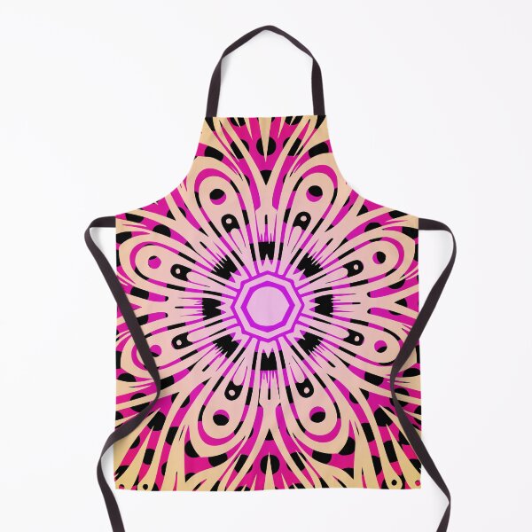 Item preview, Vibrant Pink and Yellow Mandala Burst designed and sold by SportyAndArtful.