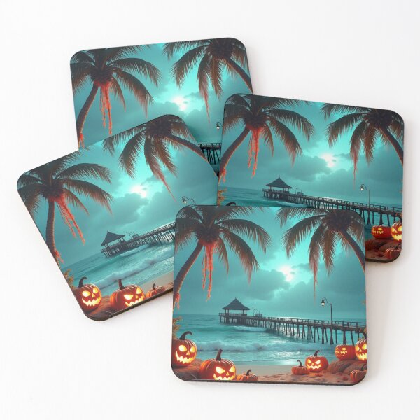 Item preview, Halloween on the beach in naples designed and sold by seahorse crossing.
