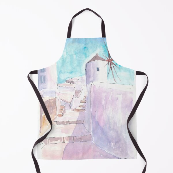 Item preview, Bright and Sunny Day in Oia Santorini under the Windmills designed and sold by artshop77.