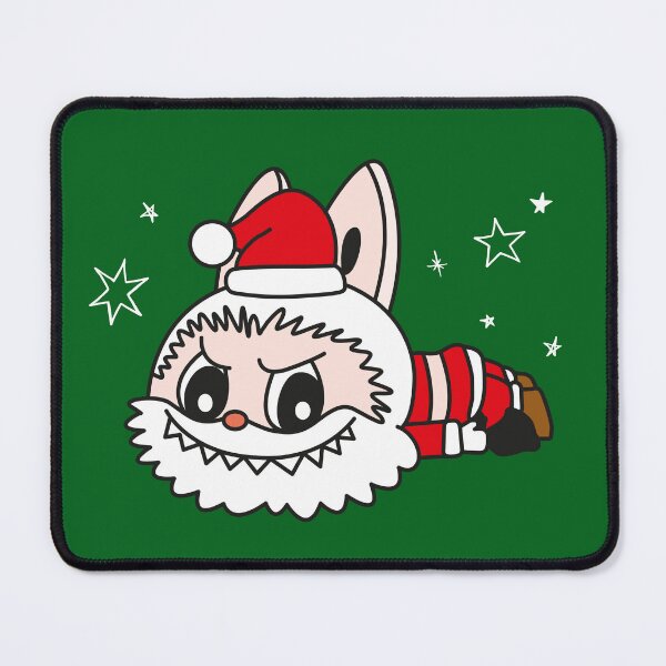 Item preview, Labubu Christmas sticker designed and sold by retrippy.