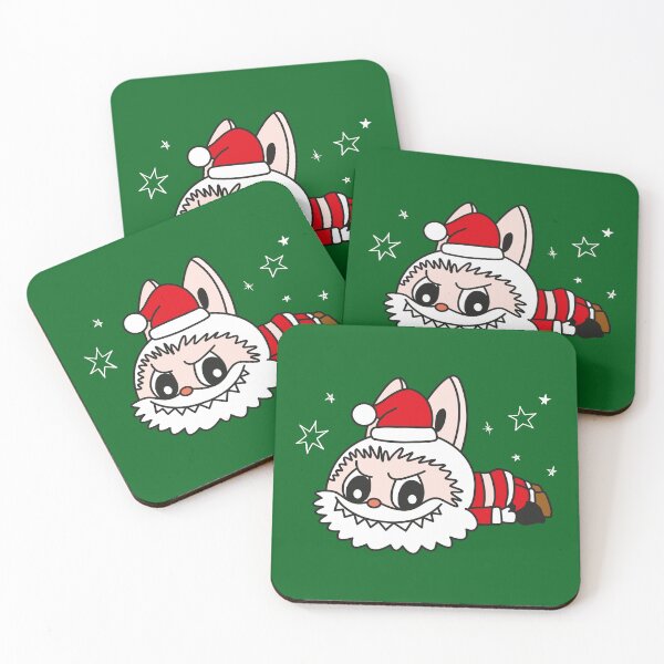 Item preview, Labubu Christmas sticker  designed and sold by retrippy.