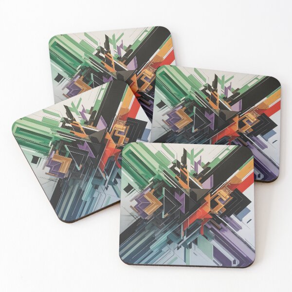 Item preview, Colors and Figures - Abstract Cross - Part IA designed and sold by kjp-design.