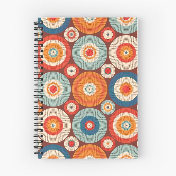 Aperçu de l'œuvre Un modèle sans couture Conception de cercles concentriques de différentes couleurs. créée et vendue par HEMRO.