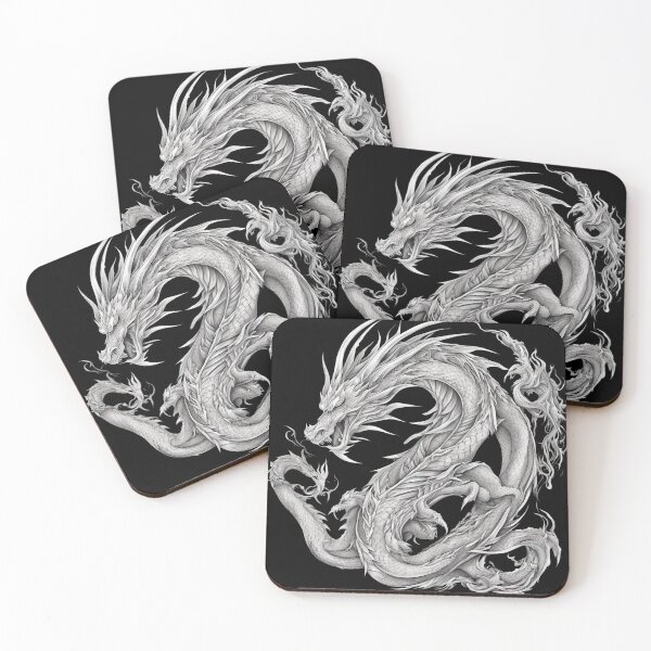 Item preview, white dragon designed and sold by DarkHues.