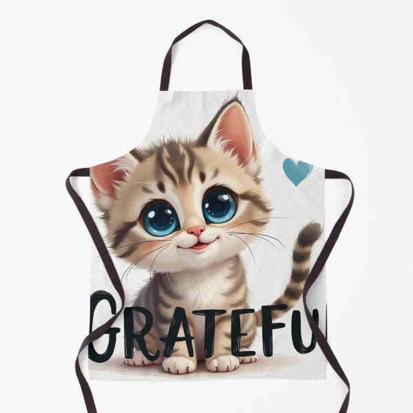 Item preview, Grateful Kitten T-Shirt: Wear Your Happiness designed and sold by InkExpression.
