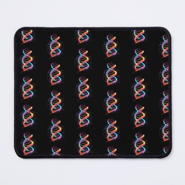 Item preview, "Cosmic DNA: Vibrant Neon Helix  DNA Pattern Design" designed and sold by Wander Art.