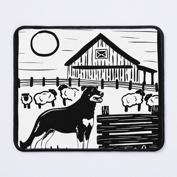 Item preview, Beauceron Stamp Art designed and sold by BrinaDraws.