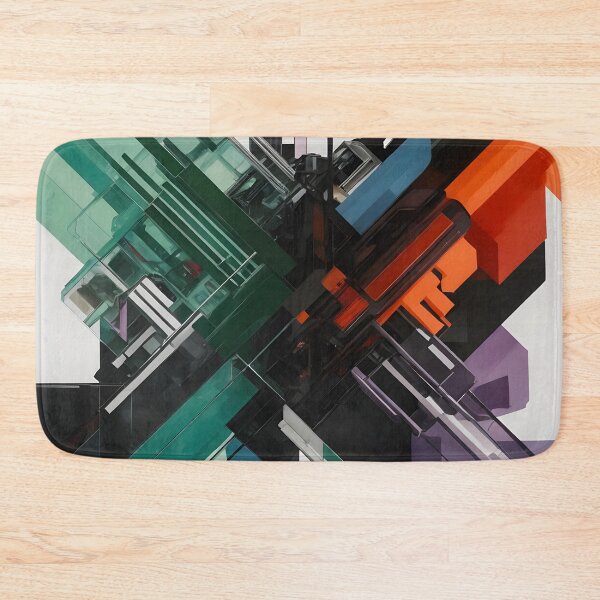 Item preview, Colors and Figures - Abstract Cross - Part IB designed and sold by kjp-design.