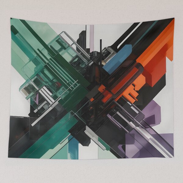 Item preview, Colors and Figures - Abstract Cross - Part IB designed and sold by kjp-design.