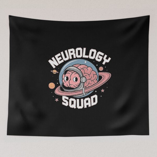 Item preview, Neurology Squad: Fun Brain and Space-Themed Design designed and sold by love3617.