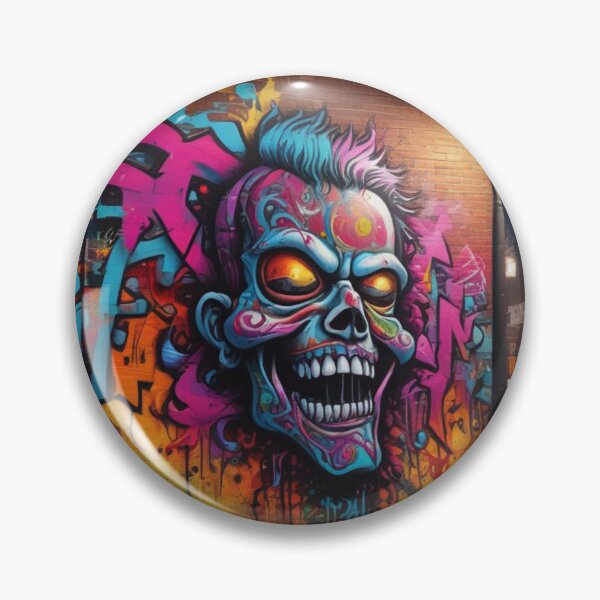 Item preview, Wall With Skull Graffiti  designed and sold by UNK-Fatigues.