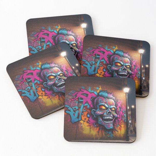 Item preview, Wall With Skull Graffiti  designed and sold by UNK-Fatigues.