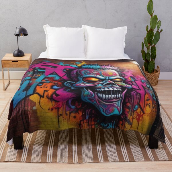 Item preview, Wall With Skull Graffiti designed and sold by UNK-Fatigues.