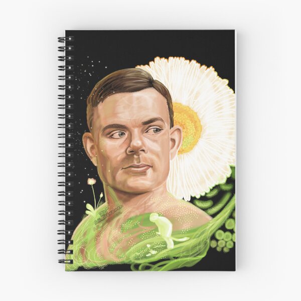 Item preview, Alan Turing Daisy with Patterns, Painting designed and sold by AK-Hevonen.