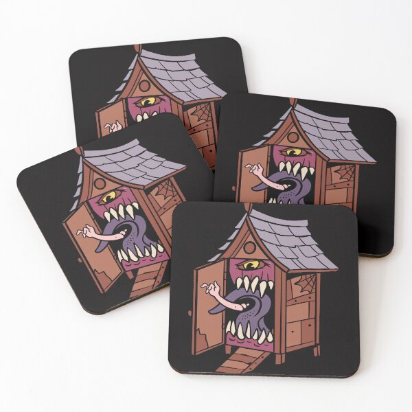 Item preview, Monstrous Haunted Shack Illustration – Spooky and Creepy  designed and sold by DrawHandArt.