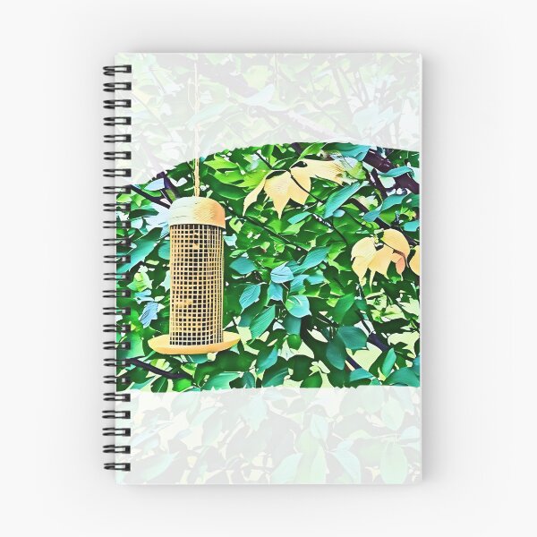 Item preview, Yellow Bird Feeder On The Tree designed and sold by PandLcreations.
