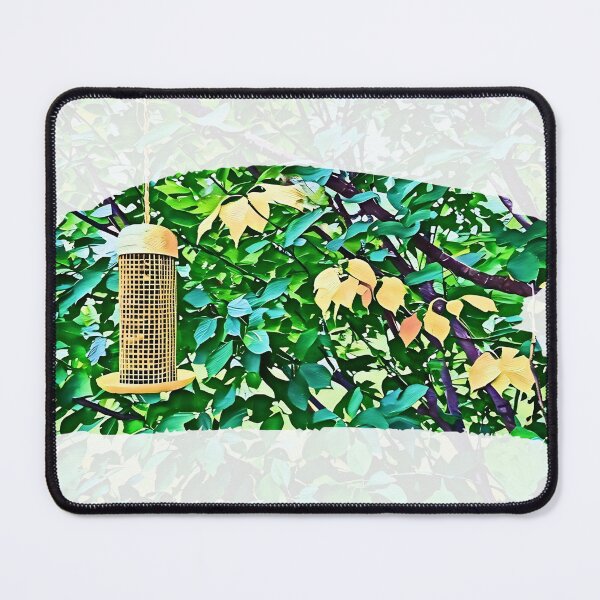 Item preview, Yellow Bird Feeder On The Tree designed and sold by PandLcreations.