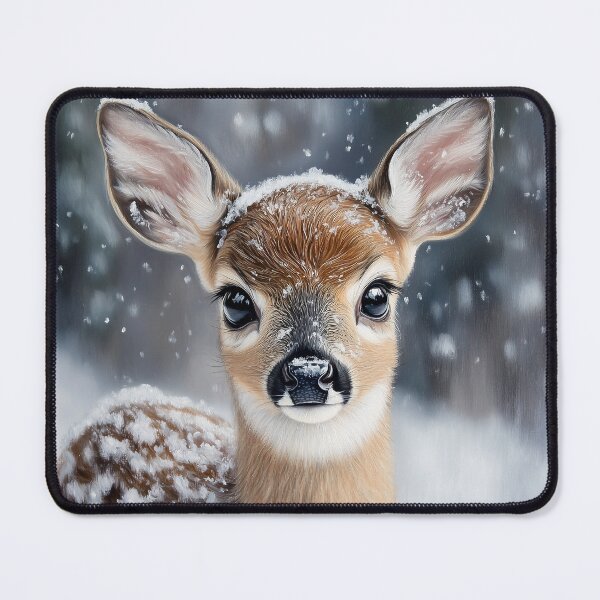 Item preview, Deer standing in the snow designed and sold by valerko26.