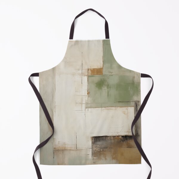 Item preview, Japandi abstract art in earhy and sage colors designed and sold by filigreedigital.