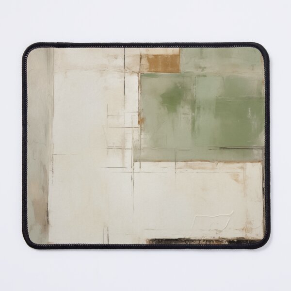 Item preview, Japandi abstract art in earhy and sage colors designed and sold by filigreedigital.