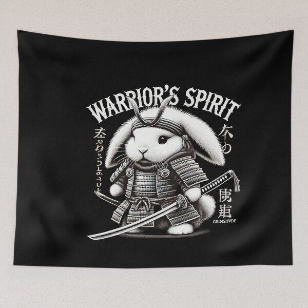 Item preview, GRIMSHVDE Warrior’s Spirit Samurai Bunny Design designed and sold by GRIMSHVDE.
