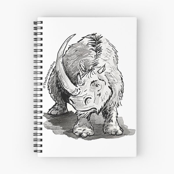 Item preview, Woolly Rhinoceros designed and sold by TheDrawingZoo.