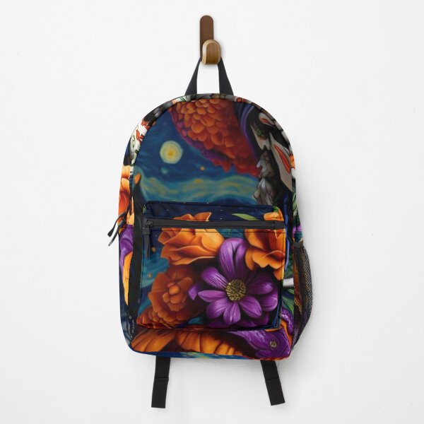 Item preview, Van Gogh Style Mexican Catrina Day of the Dead designed and sold by cfbennettmedia.