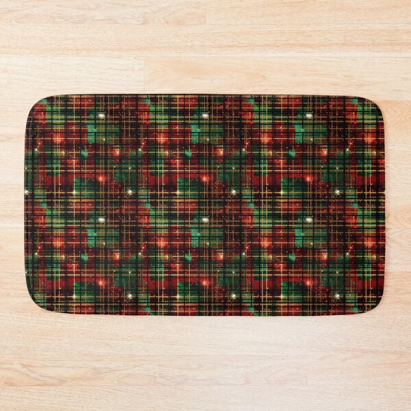 Item preview, Glittery look festive Christmas tartan plaid pattern  designed and sold by filigreedigital.