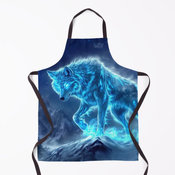 Item preview, Mystical blue wolf designed and sold by valerko26.