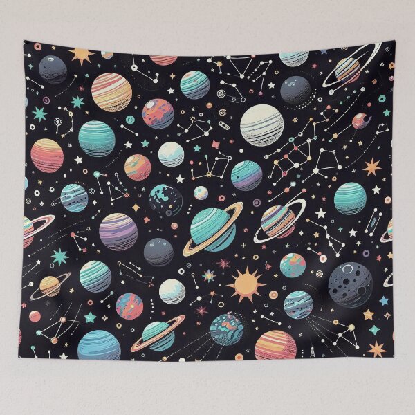 Item preview, Dance of Planets and Stars Pattern designed and sold by Haji  Kamora.