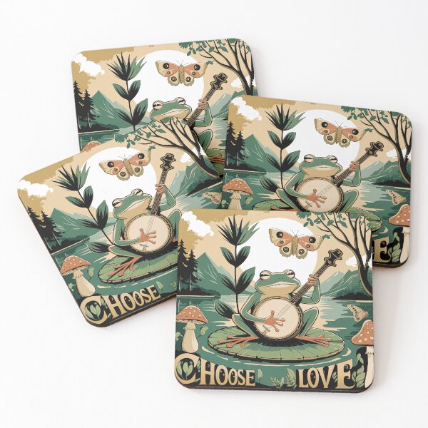 Item preview, Frog Playing The Banjo by Just Choose Love  designed and sold by JustChooseLove.