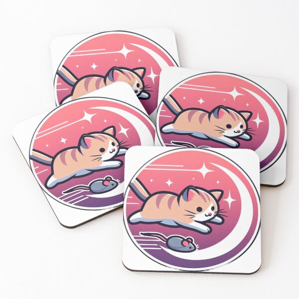 Item preview, Cute Cat and Mouse Art designed and sold by GeneralDaily.
