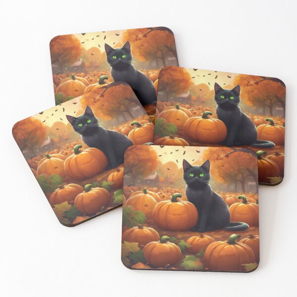 Item preview, Halloween black cat designed and sold by hwaenvi00.