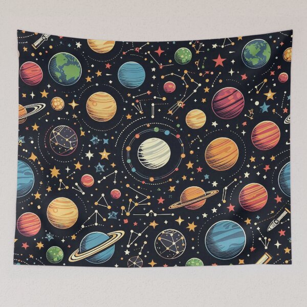 Item preview, Dance of Planets and Stars Pattern designed and sold by Haji  Kamora.