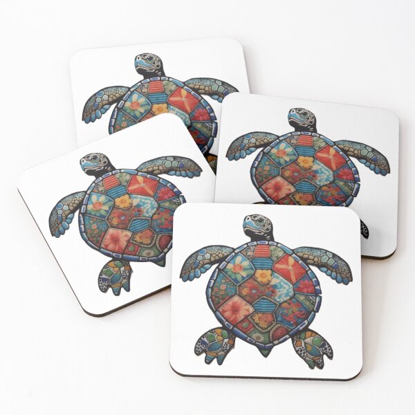 Item preview, patchwork turtle designed and sold by jkrphoto.