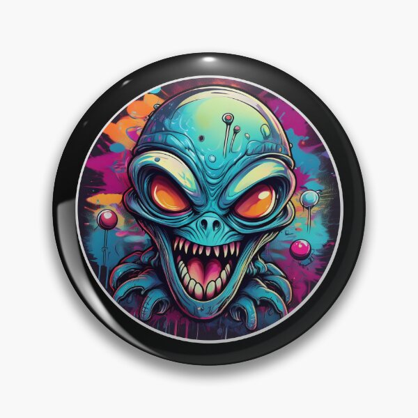 Item preview, Grafitti Angry Alien designed and sold by Boxing Kangaroo Retail Company.