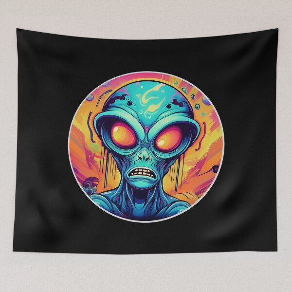 Item preview, Grafitti Angry Alien designed and sold by Boxing Kangaroo Retail Company.